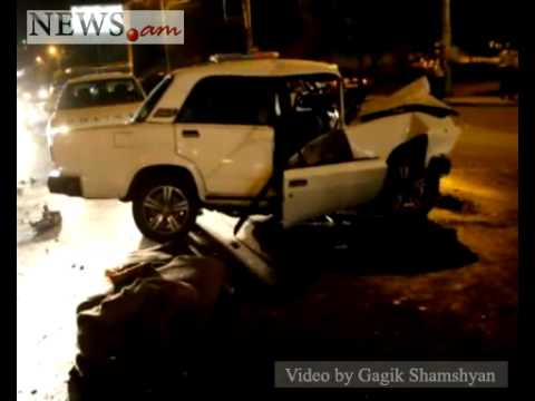 Major car accident in Yerevan, 6 injured, June 05, 20011