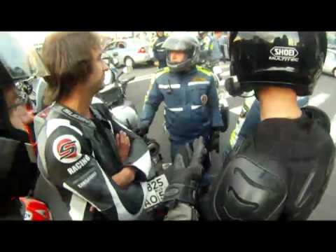 Акция мотоциклистов 13/06/2011. На Садовом.