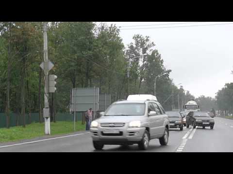 ДТП в Стрельне с участием микроавтобуса 13 августа 2011