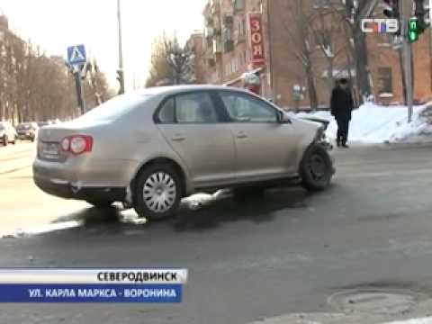 ДТП на Карла-Маркса и Воронина 25.02.11