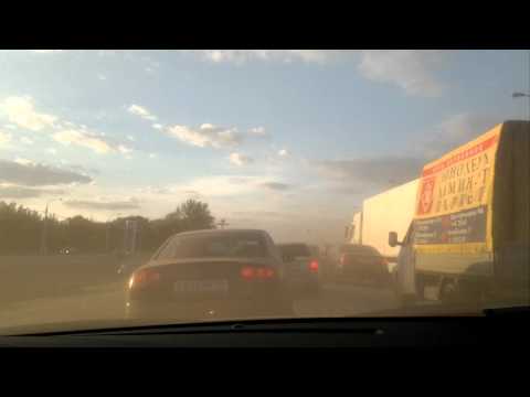 Авария трасса М4 08-06-11: Ваз 2107 vs BMW x5