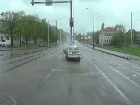 Crazy road rage in Estonia